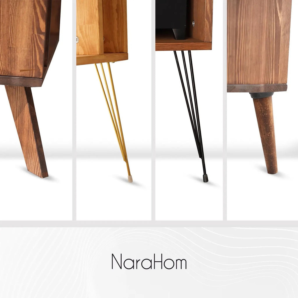 Turntable Station With Storage, Large Record Player Stand, Large Record Player Cabinet